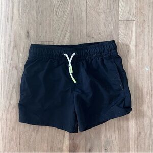 Boys Black Swim Trunks | Size M (8) | Art Class | Boxer Brief Liner